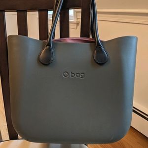 Obag Large Tote Bag with Leather Straps